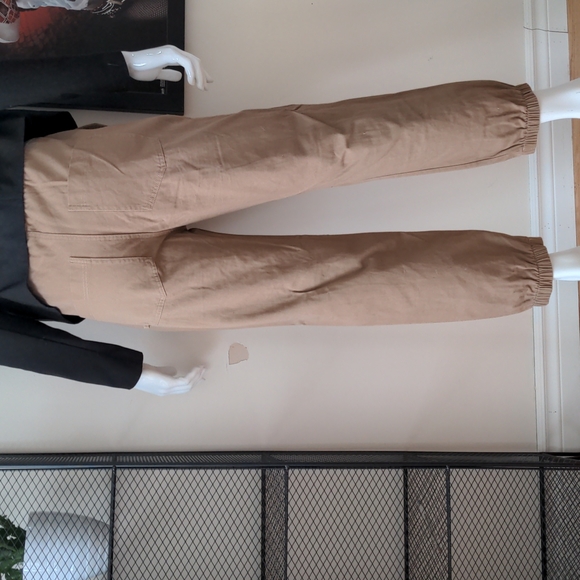 Sand High Waisted Baggy Pants - Picture 8 of 12